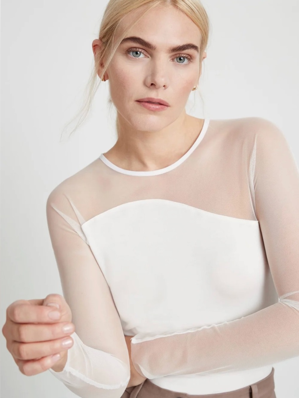 Marcella NYC New York off white Evelyn top